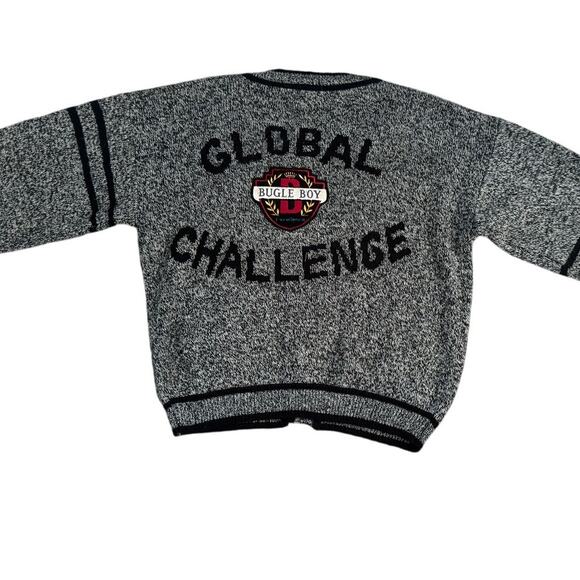 Vintage Bugle Boy Cardigan Mens Large 1980s Retro‎ - Picture 4 of 6